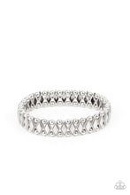 Load image into Gallery viewer, Abstract Advisory - Silver Stretchy Bracelet Paparazzi Accessories