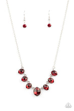Load image into Gallery viewer, Material Girl Glamour Red Rhinestone Necklace Paparazzi Accessories