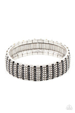 Load image into Gallery viewer, The GRIT Factor - Black Rhinestone Stretchy Bracelet Paparazzi Accessories