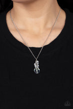 Load image into Gallery viewer, Clustered Candescence - White Necklace Paparazzi Accessories
