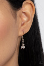 Load image into Gallery viewer, Clustered Candescence - White Necklace Paparazzi Accessories