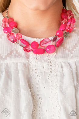 Oceanic Opulence Pink Necklace Paparazzi Accessories