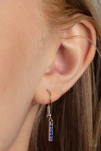 Load image into Gallery viewer, Metro Muse - Blue Rhinestone Necklace Paparazzi Acessories