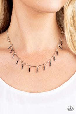 Metro Muse - Purple Rhinestone Necklace Paparazzi Accessories
