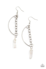 Load image into Gallery viewer, Yin to My Yang - White Earrings Paparazzi Accessories