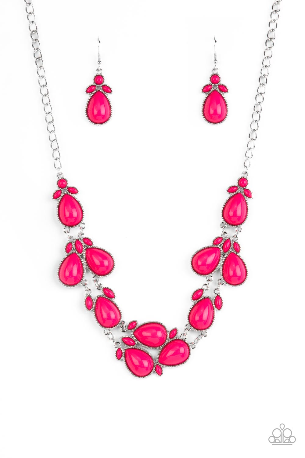 Botanical Banquet - Pink Necklace Paparazzi Accessories