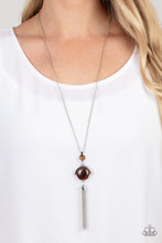 Load image into Gallery viewer, Lavishly Lucid - Brown Necklace Paparazzi Accessories