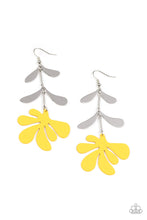 Load image into Gallery viewer, Palm Beach Bonanza - Yellow Earrings Paparazzi Accessories