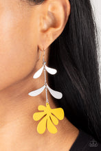 Load image into Gallery viewer, Palm Beach Bonanza - Yellow Earrings Paparazzi Accessories