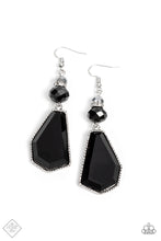 Load image into Gallery viewer, Defaced Dimension Black Earrings Paparazzi Accessories