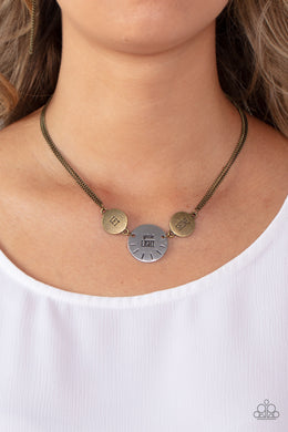 Shine Your Light - Brass Necklace Paparazzi Accessories