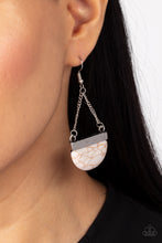Load image into Gallery viewer, Mesa Mezzanine - White Stone Earrings Paparazzi Accessories