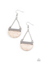 Load image into Gallery viewer, Mesa Mezzanine - White Stone Earrings Paparazzi Accessories