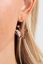 Load image into Gallery viewer, Butterfly Freestyle - Rose Gold Paparazzi Accessories