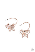 Load image into Gallery viewer, Butterfly Freestyle - Rose Gold Paparazzi Accessories