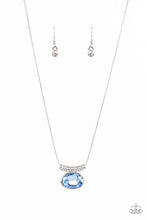 Load image into Gallery viewer, Pristinely Prestigious - Blue Rhinestone Necklace Paparazzi Accessories