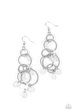 Load image into Gallery viewer, Dizzyingly Dreamy - White Earrings Paparazzi Accessories