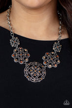 Load image into Gallery viewer, Royally Romantic - Brown Rhinestone Necklace Paparazzi Accessories