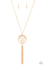 Load image into Gallery viewer, Spiraling Sparkle - Gold Necklace Paparazzi Accessories