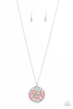 Load image into Gallery viewer, Iridescently Influential - Orange Iridescent Necklace Paparazzi Accessories