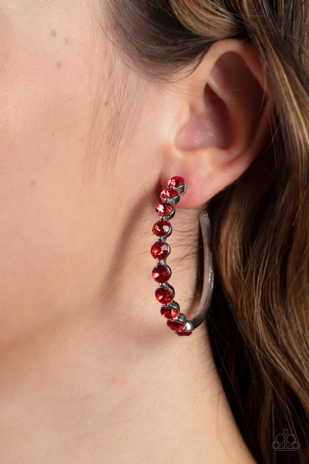 Photo Finish - Red Earrings Paparazzi Accessories