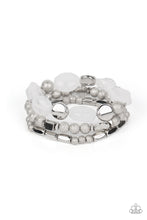 Load image into Gallery viewer, Marina Magic- White Stretchy Bracelet Paparazzi Accessories