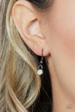 Load image into Gallery viewer, Ecliptic Elegance - Black Gunmetal Rhinestone Necklace Paparazzi Accessories