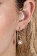 Load image into Gallery viewer, Because Im The Bride - White Pearl Rhinestone Necklace Paparazzi Accessories