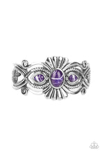 Load image into Gallery viewer, Rural Rumination - Purple Cuff Bracelet Paparazzi Accessories