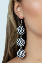 Load image into Gallery viewer, Laguna Lanterns - Black Earrings Paparazzi Accessories