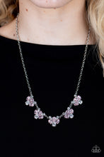 Load image into Gallery viewer, Envious Elegance - Pink Rhinestone Necklace Paparazzi Accessories