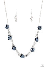 Load image into Gallery viewer, Sassy Super Nova - Blue Rhinestone Necklace Paparazzi Accessories