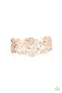 hinge,rose gold,Dressed to FRILL - Rose Gold Hinge Bracelet