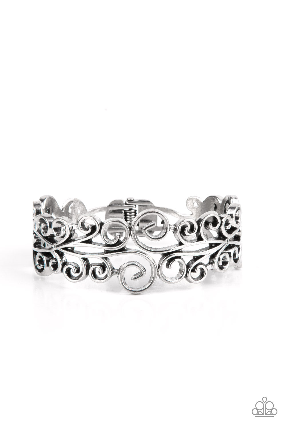 Dressed to FRILL - Silver Paparazzi Accessories
