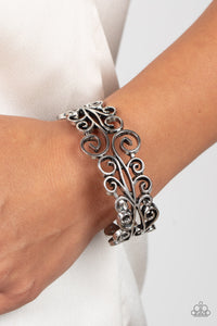 hinge,silver,Dressed to FRILL - Silver Hinge Bracelet