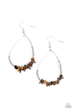 Load image into Gallery viewer, Come Out of Your SHALE - Brown Earrings Paparazzi Accessories