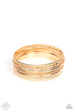 Load image into Gallery viewer, Circlet Circus Gold Bracelet Paparazzi Accessories