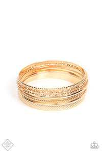 Bangles,Gold,Circlet Circus Gold Bangle Bracelets