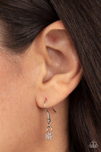 Load image into Gallery viewer, Flower Patch Fabulous - Blue Floral Rhinestone Necklace Paparazzi Accessories