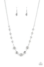 Load image into Gallery viewer, Taunting Twinkle - White Rhinestone Necklace Paparazzi Accessories