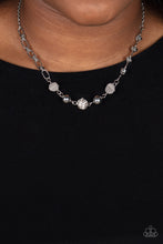 Load image into Gallery viewer, Taunting Twinkle - White Rhinestone Necklace Paparazzi Accessories