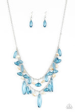 Load image into Gallery viewer, Candlelit Cabana - Blue Necklace Paparazzi Accessories