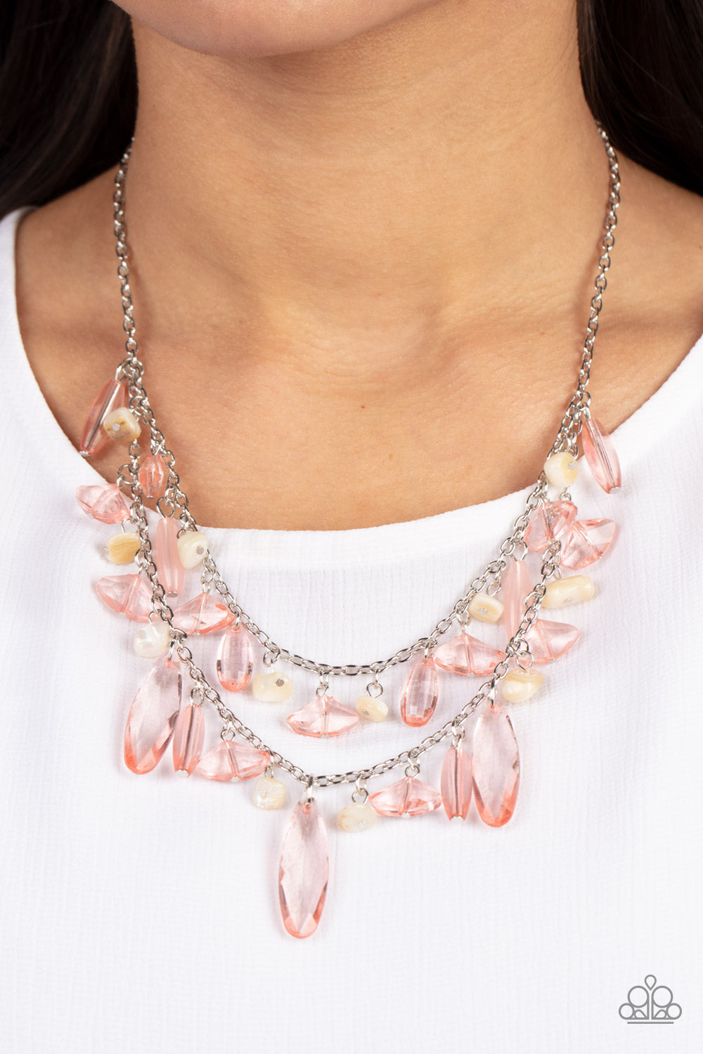Candlelit Cabana - Pink Necklace Paparazzi Acessories
