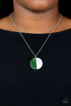 Load image into Gallery viewer, Elegantly Eclipsed - Green Necklace Paparazzi Accessories