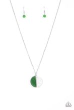 Load image into Gallery viewer, Elegantly Eclipsed - Green Necklace Paparazzi Accessories