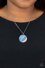 Load image into Gallery viewer, Oceanic Eclipse - Blue Necklace Paparazzi Accessories