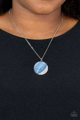 Oceanic Eclipse - Blue Necklace Paparazzi Accessories