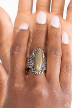 Load image into Gallery viewer, Dreamy Desertscape - Green Stone Ring