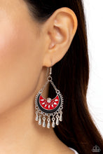 Load image into Gallery viewer, I Just Need CHIME - Red Earrings Paparazzi Accessories