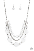 Load image into Gallery viewer, Oceanside Service - White Necklace Paparazzi Accessories